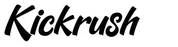 Kickrush шрифт