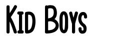 Kid Boys шрифт