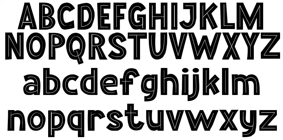 Kiddilinefont specimens