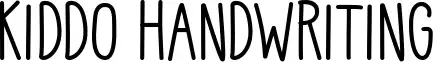 Kiddo Handwriting