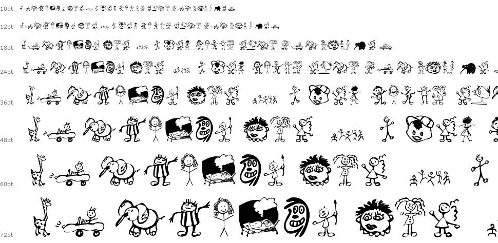 Kids Drawings 字形 Waterfall