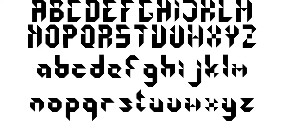 Kids Shapefont specimens