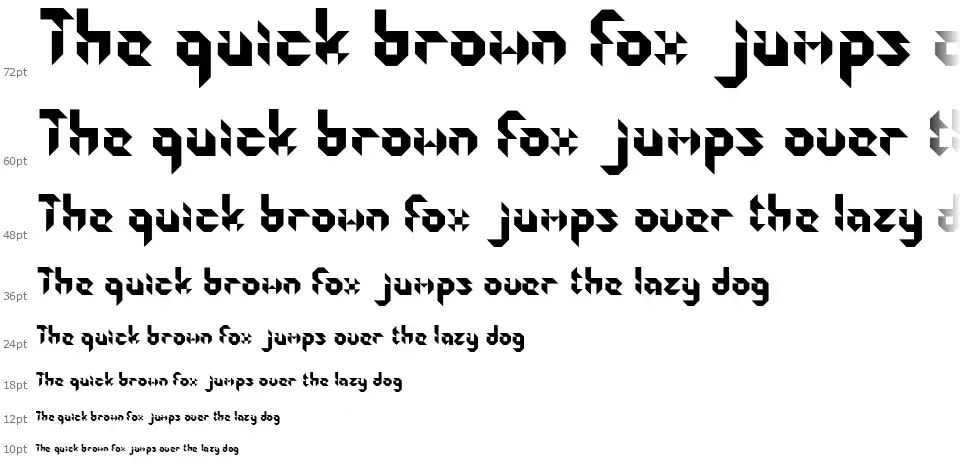 Kids Shapefont waterfall
