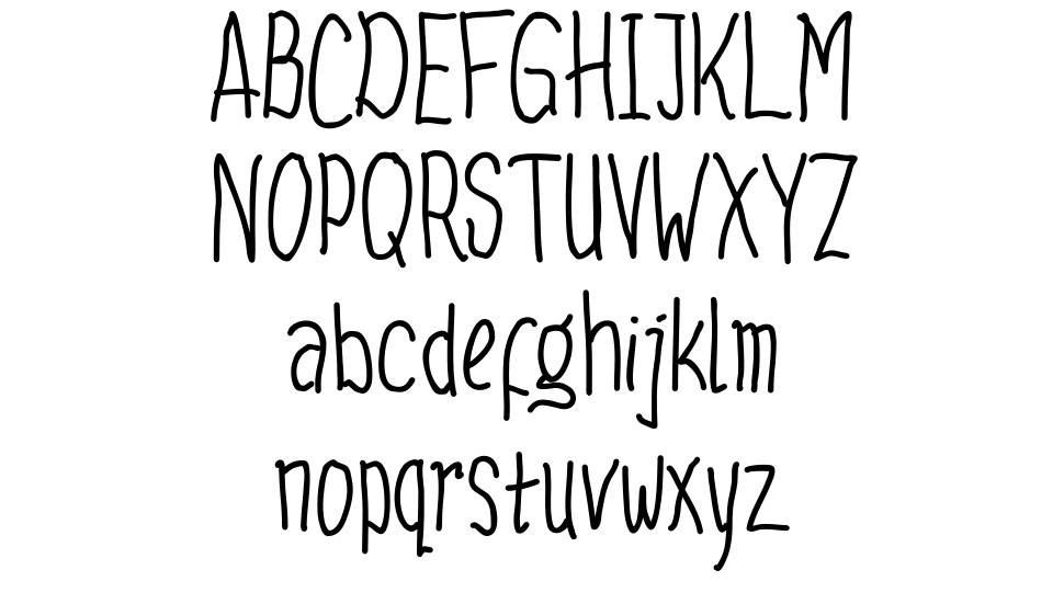 Kidtype 字形 标本