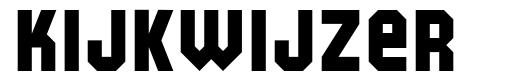 Kijkwijzer schriftart