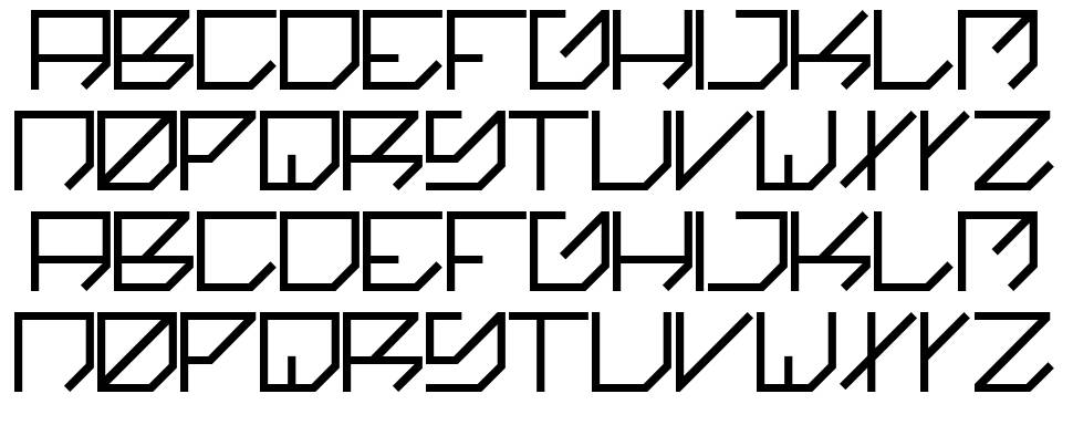 Kikakee font specimens