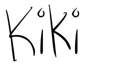 Kiki font