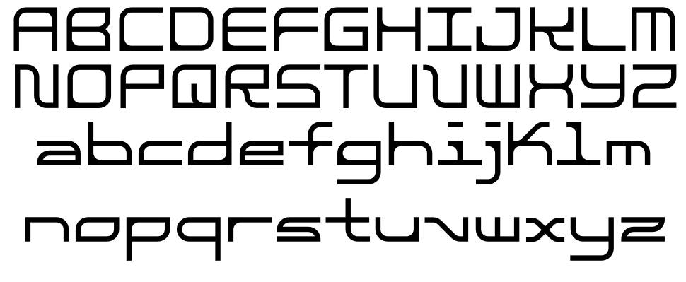 Kilby font specimens