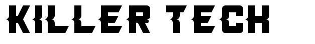 Killer Tech font by Joseph Dawson | FontRiver