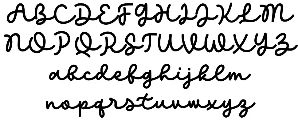 Kind Heartfont specimens