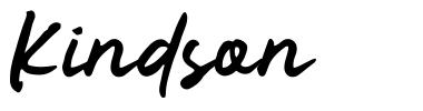 Kindson шрифт