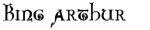 King Arthur font