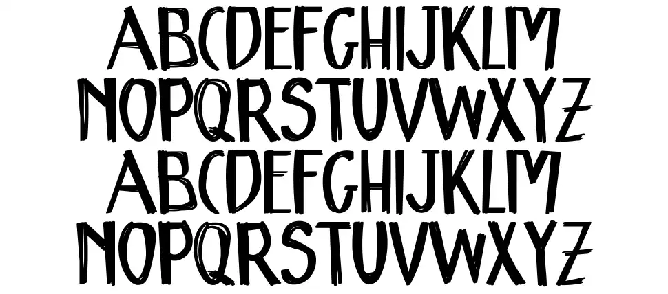 King Joyful font specimens