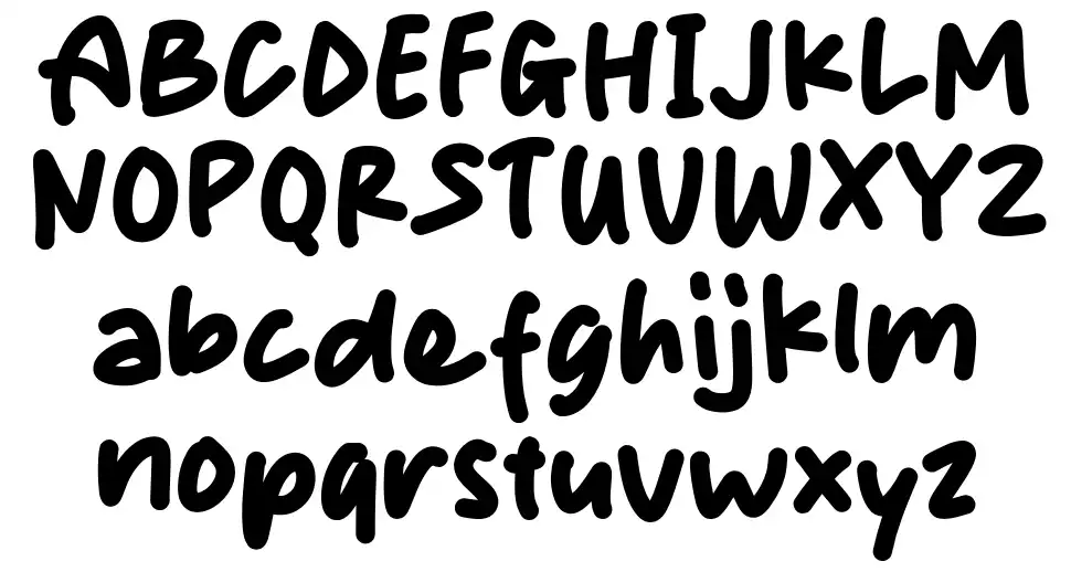 King Kidsfont specimens