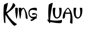 King Luau písmo