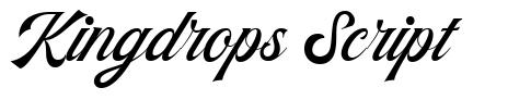 Kingdrops Script font