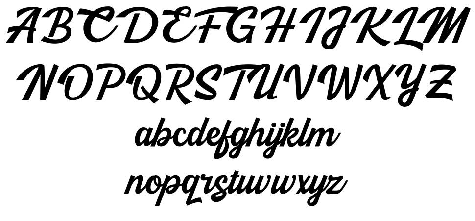 Kingfisher 字形 标本