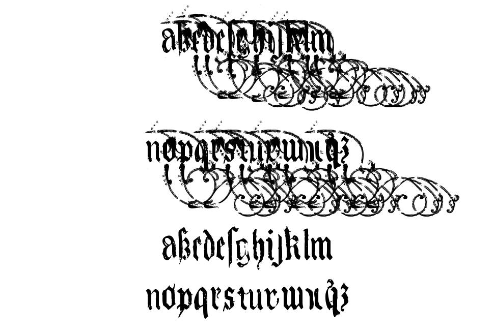 Kingjola 字形 标本