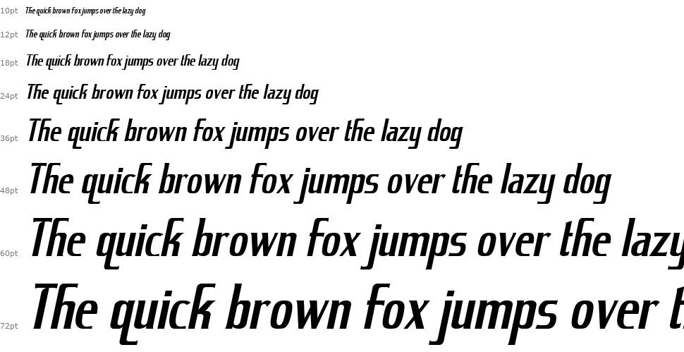 KingRichard-Italic font Şelale