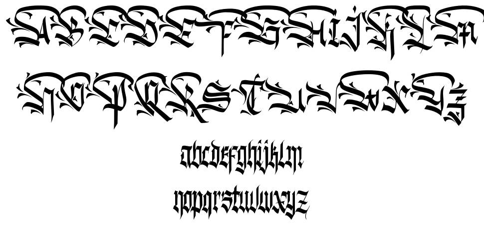 Kingroad フォント 標本