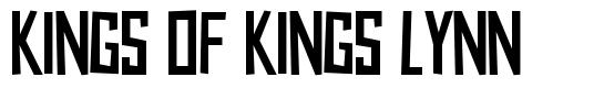 Kings of Kings Lynn шрифт