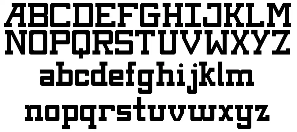 Kingsburyfont specimens