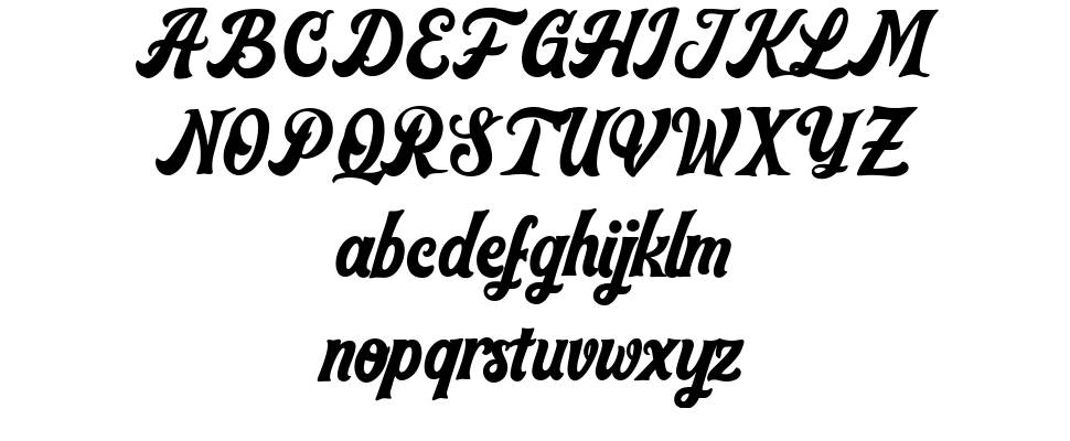 Kingslaw font specimens