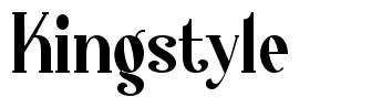 Kingstyle font