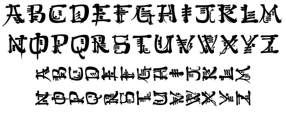 Kingthings Conundrum font specimens