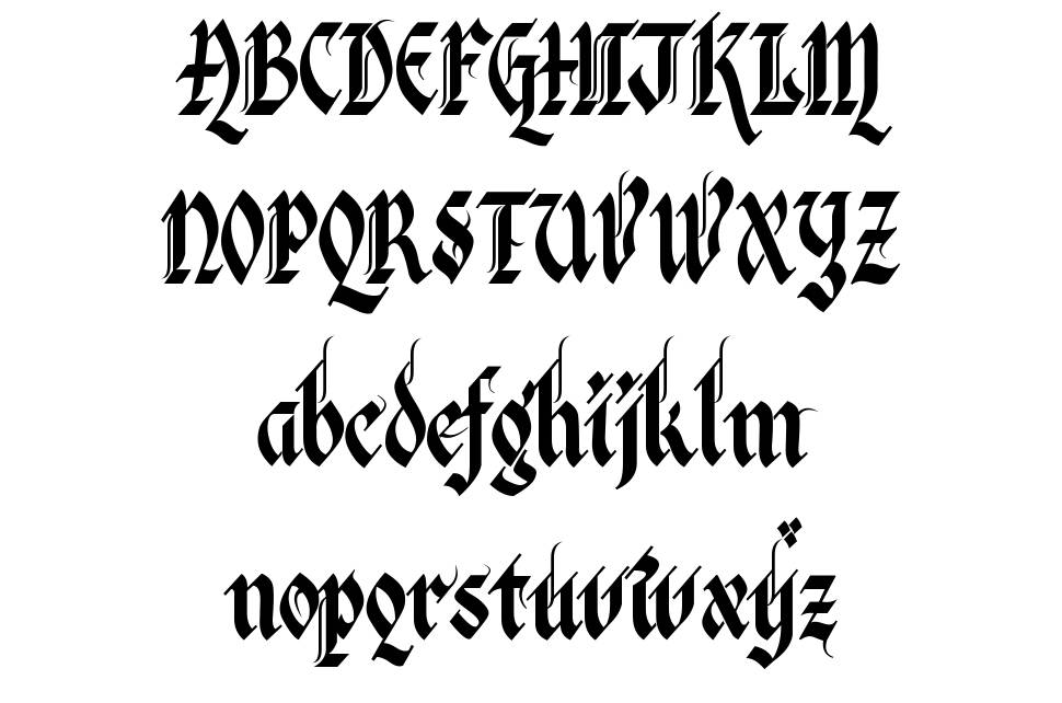 Kingthings Italique písmo