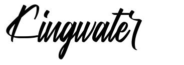 Kingwater шрифт