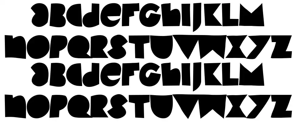 Kinkyfont specimens