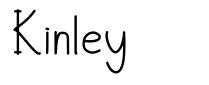 Kinley шрифт