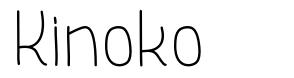 Kinoko font