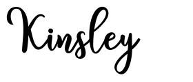 Kinsley font