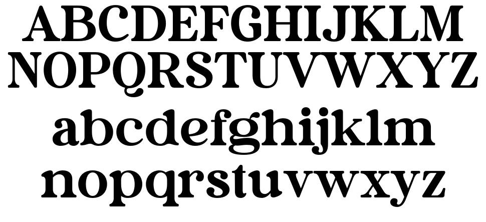 Kirome font specimens