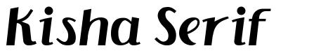 Kisha Serif font