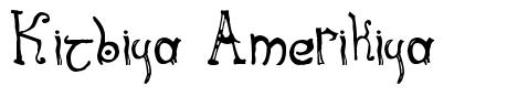 Kitbiya Amerikiya шрифт