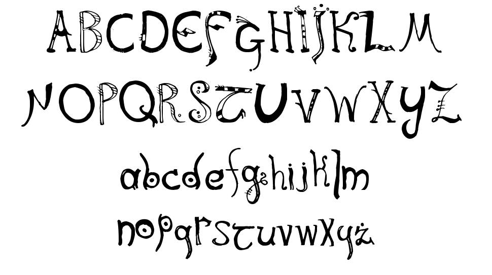 Kitbiya Amerikiya font specimens