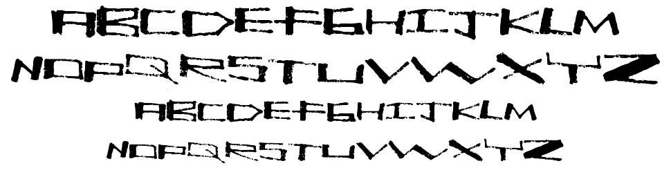 Kite High 字形 标本