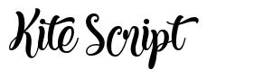 Kite Script 字形