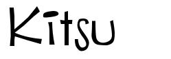 Kitsu шрифт