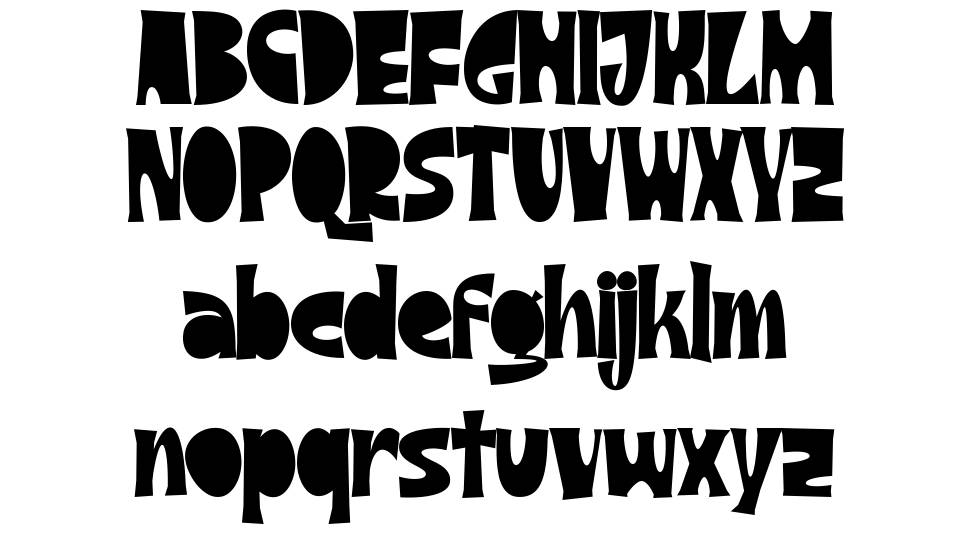 Kittenish font specimens