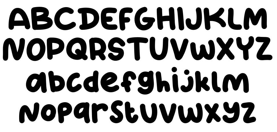 Kitto font specimens