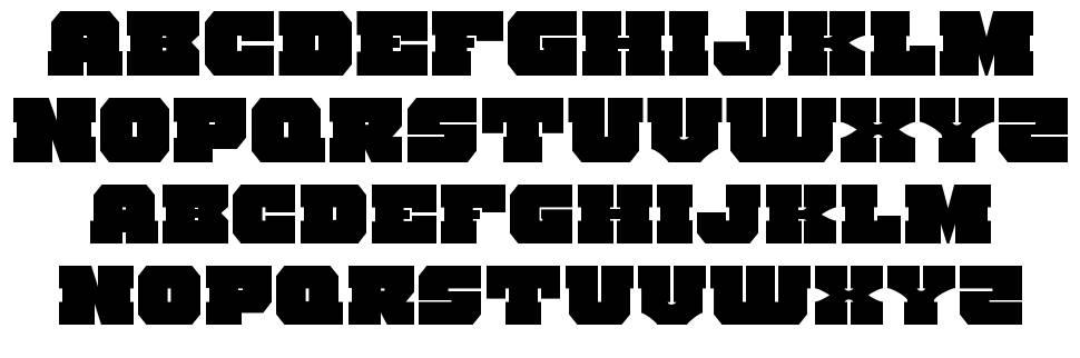 Kittrick font Örnekler