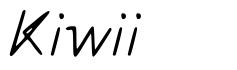 Kiwii 字形