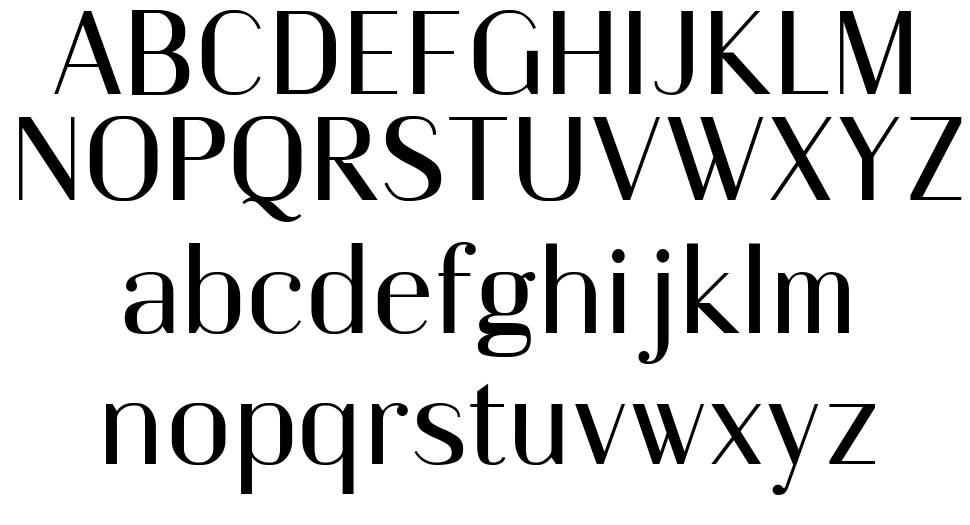 Kiyana font Örnekler