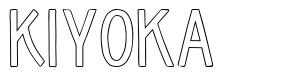 Kiyoka шрифт