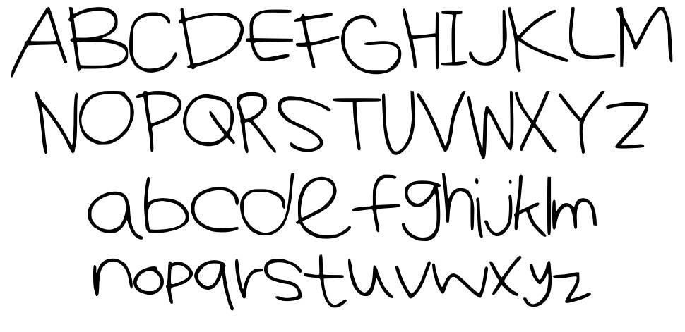 Kiyomi Font font Örnekler