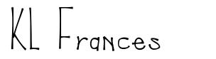KL Frances шрифт